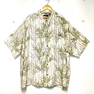 Puritan Hawaiian shirt button down short sleeves Size: 3X